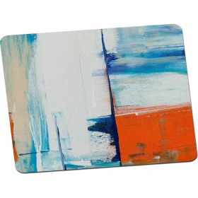 Resim Panorama Ajans Minimal Fırça Darbesi Renkli Tasarım Mouse Pad 