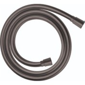 Resim Techniflex El Duş Değiştirme Duş Hortumu 63inch Kolay Montaj Modern Duş Hortumu Fırçalanmış Siyah Krom, 28276343 