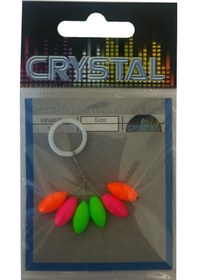 Resim Crystal Renkli Şamandıra Stopper No:2 6'lı 