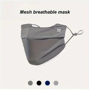 Resim Chuangyinshop Siyah Hafif Nefes Alabilir Outdoor Sporcu Güneş Maskesi Soğutucu Teknolojili Siyah 