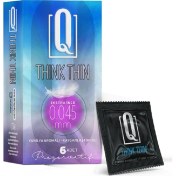 Resim Q Think Thin 6'lı Ekstra Ince Vanilya Aromalı Prezervatif 
