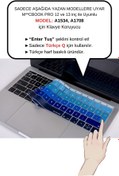 Resim Mcstorey Laptop Macbook Pro Klavye Koruyucu Ombre (TÜRKÇE Q) A1534 A1708 Ile Uyumlu 