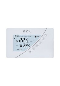Resim E.C.A. Poly Touch 400W Kablosuz Oda Termostatı Beyaz 
