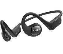 Resim Tozo OpenReal IPX8 Su Geçirmez Bluetooth 5.3 Kablosuz TWS Kulaklık Siyah 