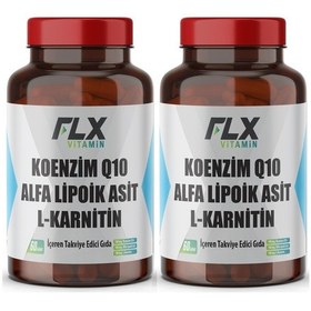 Resim Koenzim Q-10 Alfa Lipoik Asit L-karnitin Coenzyme Q10 100 Mg 60 Tablet X 2 Kutu 
