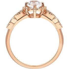 Resim Sirius Pırlanta Ve Beyaz Topaz Taşlı Henna Yüzük 0847R0040 