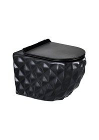 Resim Et-y7000s Asma Klozet Siyah 