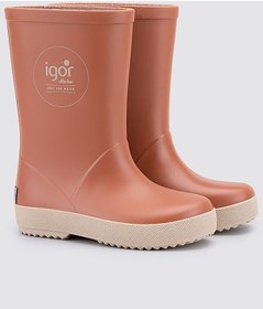 Resim Igor Splash Dk Erkek Çocuk Su Geçirmez Yağmur Kar Çizmesi W10292 Taba - Bej Bej - Taba 