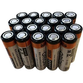 Resim Orion 20 Adet 18650p 3.7v 2200mah 5c Şarj Edilebilir Pil 5c Anlı 