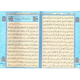 Resim Bilgisayar Hatlı - Kolay Okunabilen - Mavi Gül Desenli - Rahle Bo 