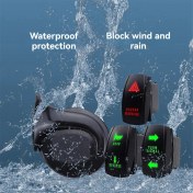 Resim Parallax Evrensel Atv Utv Turn Sinyal Korna Kiti, 2 Bağlantı Noktası USB Rölesi Boynuz Sigorta Teli Ters Işık Flaşör Yanıp Söndürücü Kiti (Yurt Dışından) 
