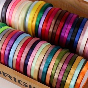 Resim 20 Adet Şık Kurdele Seti - Renkli Fiyonklar, Hediye Paketi Bantı ve Partili Dekorasyon, Çok Amaçlı Kullanım iki renk, İnci Yeşil 