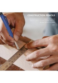 Resim Zcjb Mekanik Kurşun Kalem-1 Kırmızı Kalem 1 Mavi Kalem 2 Kutu Kırmızı Dolum 2 Kutu Sarı Dolum-kırmızı & Mavi-76554 