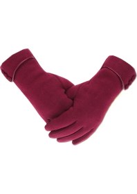 Resim Kışlık Kore Tarzı Kadife Içlikli, Ters Dönmeyen Isıtıcı Eldiven (Yurt Dışından) 