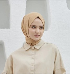 Resim Ipekyolu Eşarp Scarf L Desenli Yazlık Viscon Şal 2017 Koyu Bej 
