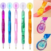Resim 9 Parça Elmas Boyama Alet Seti, Stylus, Çok Uçlu Kalemler, Yapıştırıcı, Mum, Kil & Matkap Seçiciler - El Sanatları Aksesuarları Seti 