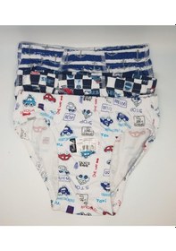 Resim Tutku 0255 Erkek Çocuk Elastan Slip Külot 6 Adet 