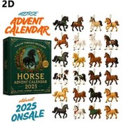 Resim Ev Dekorasyonu Ve Tatil Hediyeleri İçin Figürlü 24 Parçalı Akrilik At Advent Takvimi 2025 Noel Geri Sayımı 2 
