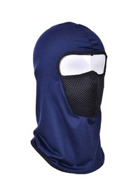 Resim Moveevo Lycra Kadın-erkek Tüm Mevsimler İçin Nispi, Nemlendirici, Rüzgar Ve Kum Koruyucu Bisiklet, Yürüyüş, Tırmanma Outdoor Maskeli Kapüşon - Lacivert Lacivert 