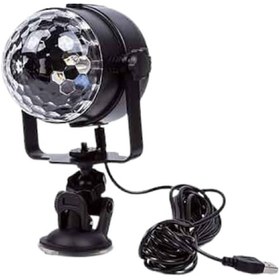 Resim Müzik Ritmine Uyumlu 7 Modlu Renkli Disko Topu Işığı 