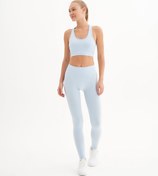 Resim Qlu Infinity Collection Women's Seamless Melange Leggings 