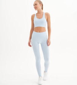 Resim Qlu Infinity Collection Women's Seamless Melange Leggings 