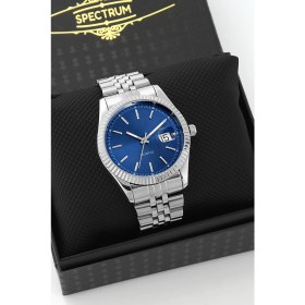 Resim Spectrum Premium Çelik Kordon Takvimli Erkek Kol Saati Özel Kutulu 