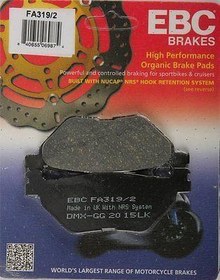 Resim Yamaha Scr950 Arka Fren Balatası Ebc Fa319-2 Balata 