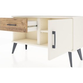 Resim Arges Şifonyer Tek Raflı Tek Çekmeceli Tek Kapaklı 88x30x48 Aytaşı-aytaşı/çam Aytaşı/çam 