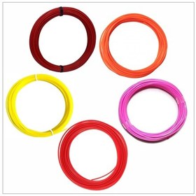 Resim 3d Kalem İçin Karışık Tema Sarı,turuncu,kırmızı,bordo,pembe Pla Filament Seti 