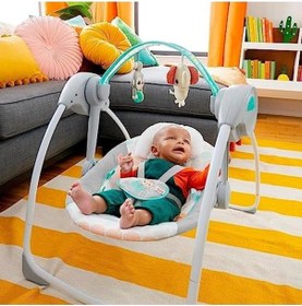 Resim Bebek Salıncağı, Uyarlanabilir Hız, Kumaş Oyuncaklar, Müzik, Çıkarılabilir Oyuncak 
