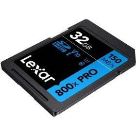 Resim Lexar 800X Pro 32GB SDHC Hafıza Kartı 150MB/s UHS-I V10 Suya Dayanıklı Performans 