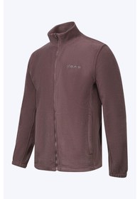 Resim 2as Saka Tam Fermuarlu Erkek Polar Sweatshirt Mürdüm 001 