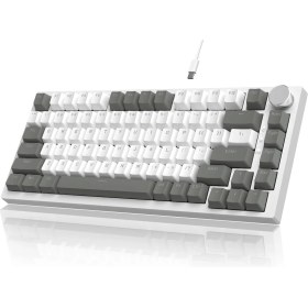 Resim CoverZone Kablolu Mekanik Oyun Klavyesi - Sarı Switch Ajazz AK820 