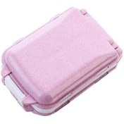 Resim Mini Taşınabilir Hap Düzenleyici Kılıf, 8 Bölmeli Hap Kutusu Tablet Saklama Kabı Haftalık İlaç İlaç Dağıtıcısı Pembe, 