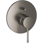 Resim Grohe Essence New Ankastre Duş Bataryası-Brushed Hard Graphite - Krom 