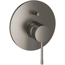 Resim Grohe Essence New Ankastre Duş Bataryası-Brushed Hard Graphite - Krom 