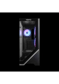 Resim Vento Vg4202fla Atx Tower, 850w 80+ Siyah, Temperli Cam, Rgb, Mesh, Atx Gamıng Kasa 