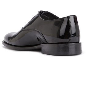 Resim Network Rugan Siyah Erkek Deri Ayakkabı 