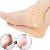 Resim Mena Rise Kyrotech Silikon Topuk Çorabı, Topuk Dikeni ve Çatlaklara Karşı Yastıklayıcı KORUMA,%100 Yumuşak Jel Gömlek, Ayak Bakımı Için 1 Çift Ortopedik Destek 