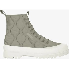 Resim Superga 2644 Alpina Quilted Nylon Kadın Yeşil Günlük Ayakkabı 