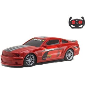 Resim Ölçek 1/16 Uzaktan Kumandalı Spor Araba Mustang Kırmızı 