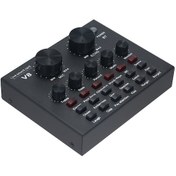 Resim Xindoker V8 Usb Çok Fonksiyonlu Harici Ses Kartı, 6 Ses Modu Ve 12 Ortam Efekti İle Canlı Yayın İçin İdeal 