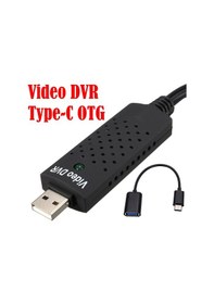 Resim Android Utv007 Chip Video Dvr+Otg Type-C Kablolu Capture Kartı 