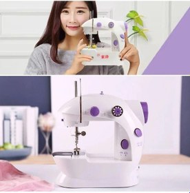 Resim Pratik Taşınabilir Elektrikli Veya Pilli Seyahat Tipi Hız Ayarlı Kademeli Dikiş Makinesi 5365 