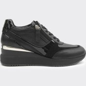 Resim Derinet Yüksek Taban Hakiki Deri Kadın Sneaker 