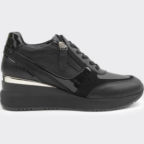 Resim Derinet Yüksek Taban Hakiki Deri Kadın Sneaker 