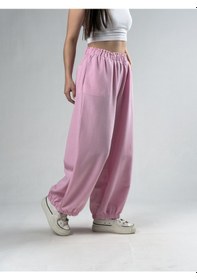 Resim Cocopelli Pembe Kadın Oversize Pantolon Coc3173 