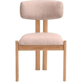 Resim Espoo İskandinav Ahşap Bohem Sandalye Natural - Krem 