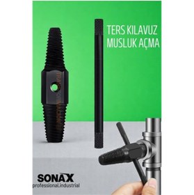 Resim Skygo Ters Kılavuz Hasarlı Musluk Boru Vana Kılavuz Seti Musluk Açma 